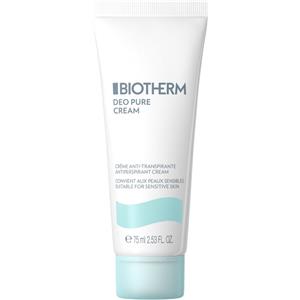 Biotherm Deo Pure Creme - Deodorante in Crema Antitraspirante 75 ml, Texture Gradevole e Adatto a Pelli Sensibili