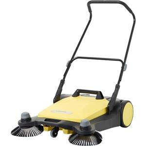 Kärcher S 6 Twin - Spazzatrice elettrica a spinta, potente, adatta a grandi superfici, ideale per casa e giardino, 1 Spazzola laterale inclusa