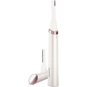 Philips Rasatura Femminile Philips HP6393/00 Satin Compact Plus Rifinitore per Ritocchi Istantanei, Viso e Corpo