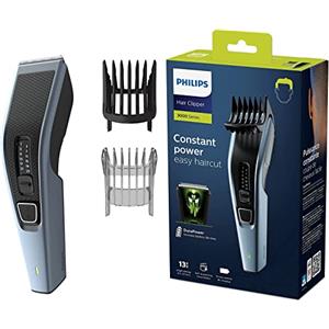 Philips HC3530/15 Regolacapelli Series 3000, Taglio Preciso e Semplice, Nero/Argento