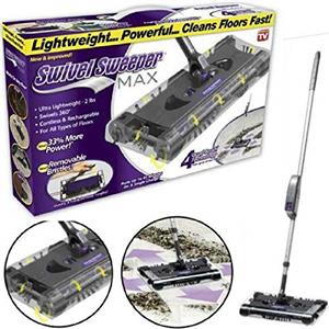AntDau71 - Scopa Elettrica Rotante Senza Fili - Batteria Ricaricabile, Manico Snodabile a 360° - Potente, Leggera e Silenziosa - Perfetta per Tutti i Pavimenti CW682
