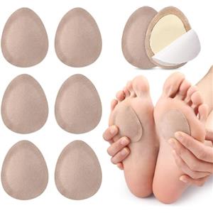 seaNpem Cuscinetti metatarsali, cuscinetti per avampiede e suola, cuscinetti adesivi per fascite plantare, metatarsalgia, neuroma di Morton, spessore 0,6 cm, 6 pezzi