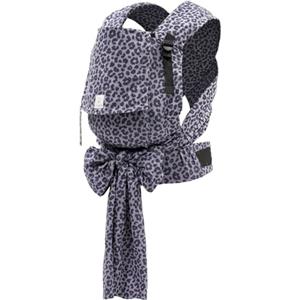 Stokke Marsupio Stokke Limas Plus, Leopard Lilac (OCS) - Marsupio per neonati con mezza fibbia - Tre opzioni di trasporto - Sicuro per bambini da 1 mese/4 kg fino a 18 kg