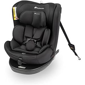 Bebeconfort EvolveFix i-Size Seggiolino Auto 0-36 kg, Seggiolino 360 girevole, 0-12 anni, 40-150 cm, Isofix, Reclinabile 5 posizioni, Regolabile in Altezza, Top Tether, Tessuti Traspiranti, Black Mist