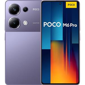 Xiaomi POCO M6 Pro - Smartphone 8+256GB, Schermo Amoled 6.67 120HZ 1.5K, Processore Helio G99-Ultra, Tripla fotocamera fino a 64 MP, 67W Carica Superveloce, Viola (Versione IT)