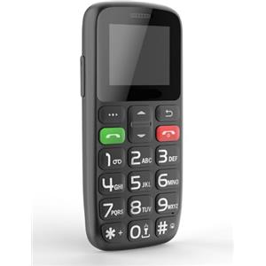 SweetLink Telefono Cellulare per Anziani con Tasti Grandi, GSM Telefoni Cellulari Anziani Volume Alto, Contatti con Immagini, Funzione SOS, Chiamata Rapida, Nero