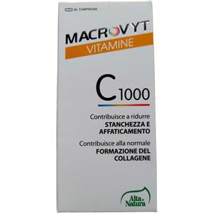 ALTA NATURA Macrovyt Vitamina C 1000 - Integratore Alimentare 60 Compresse per il Sistema Immunitario