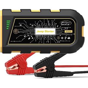 Anosuwa 3000A Booster Avviatore Emergenza Per Auto,Y29 Plus Avviatore Batteria auto Portatile per Benzina 8.0L/Diesel 6.5L, USB Type-C, Compatibile con Auto/Moto, Torcia LED 3 Modalità