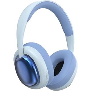 ND NEXT DESTINATION Cuffie senza fili Bluetooth 5.3 con Bass e Suono Stereo Casco a Fascia con Batteria a Lunga Durata Apparecchio acustico Moderno di Buon Suono (Blu)