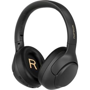 Nuroum HP40 Cuffie a Cancellazione di Rumore senza Fili, Suono Hi-Fi, Bassi Profondi, Design Sopra l'Orecchio e Pieghevole, Cuffie Bluetooth ANC, Modalità di Trasparenza, per Gioco/Musica/Chiamate