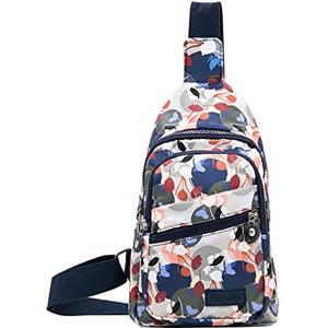 Long Keeper Zaino Monospalla Antifurto Donna Uomo - Impermeabile Borsa a Tracolla Sling Bag Leggero Marsupio Tracolla Sportivo per Trekking Viaggio Lavoro