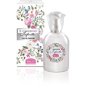 Helan, Cuor di Petali, Infinita, Profumo Donna Eau de Parfum, Agrumato, Fruttato e Floreale, con Pompelmo Rosa e Ribes Nero, 50 ml - Made in Italy