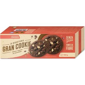 AGLUTEN GRAN COOKIE Avena e Gocce di Cioccolato 150 g - Biscotti senza glutine
