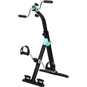 YELLOO - Cyclette da Casa Donna Uomo, Cyclette da Seduti Pieghevole per Allenamento Braccia e Gambe, Palestra in Casa, Display Brucia Calorie Incluso, Esercizio Fisico, Riabilitazione (MB201B)