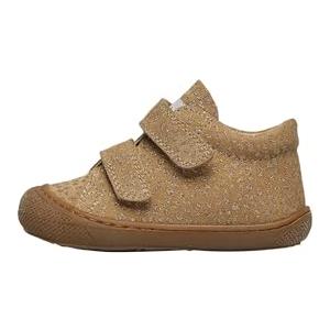 Naturino Cocoon VL Suede PR.Pony Sand-Platinum Sneaker Casual da Bambina