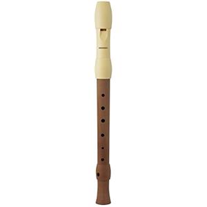 Hohner B95830 Avorio Flauto Dolce Soprano Diteggiatura Tedesca in Legno e Plastica