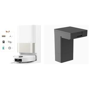DREAME X50 Ultra Complete Robot Aspirapolvere, Rilevamento Degli Ostacoli con IA e Navigazione a 360° + Kit di Collegamento Acqua di Riempimento e Scarico Automatico