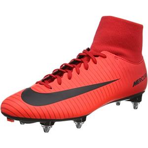 Nike Mercurial Victory VI DF SG, Scarpe da Calcio Uomo, Rosso University Redblackbright Crimson, 40.5 EU