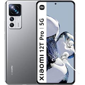 Xiaomi 12T Pro 5G - Smartphone 8+256GB, schermo 6.67 120Hz CrystalRes AMOLED, Snapdragon 8+ Gen 1, fotocamera definitiva da 200 MP, batteria da 5000 mAh, argento (versione FR + 2 anni di garanzia)