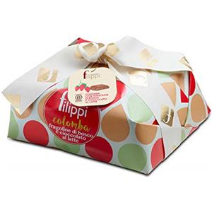 De Antoni Pasticceria Filippi | COLOMBA FRAGOLINE DI BOSCO E CIOCCOLATO AL LATTE 750g | Un impasto ricco e armonioso | Con Shopper Filippi in abbinata