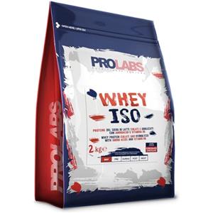 PROLABS WHEY ISO - 2 Kg - Cioccolato - Proteine del siero di latte isolate e idrolizzate - Con aminoacidi - Crescita della massa muscolare - Elevato valore biologico - Ottimo per gli sportivi