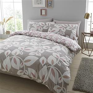 Catherine Lansfield INGA LEAF BLUSH SET COPRIPIUMINO 200X200+2(50X80)