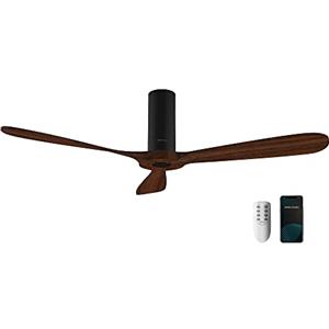 Cecotec Ventilatore da soffitto con telecomando e Wifi EnergySilence Aero 5500 Black Aqua Connected. 40 W, diametro 52