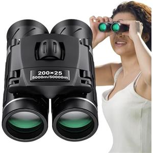 Generico Binoculars, Waterproof Bak4 Prism Lens, 200×25 Hd Material Power, Binoculars, Outdoor Sports, Concerts, Bird Watching & Travel