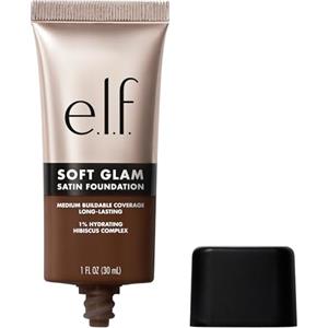 e.l.f. Soft Glam Foundation, coprenza media, fondotinta modulabile a lunga tenuta per un finish liscio satinato, prodotto vegano e non testato sugli animali, 61 Rich Cool