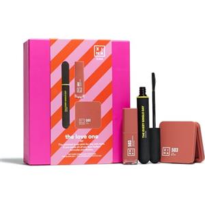 3INA MAKEUP - The Love One Kit - Set di Trucchi - The Blush 503 + The Longwear Lipstick 503 + The Every Single Day Mascara - Fard in Polvere + Rossetto Labbra + Mascara - Vegan - Cruelty Free