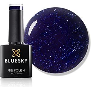 Bluesky Smalto Per Unghie Gel, Caring, Aw19, Fw1919, Marrone, Luccichio (Per Lampade Uv E Led) - 10 Ml