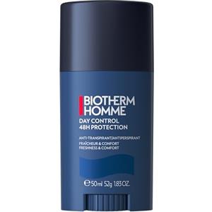 BIOTHERM HOMME, Day Control Stick 48H, Deodorante Uomo In Stick 48H, Per Tutti i Tipi di Pelle, Protegge da Odori e Sudorazione, Con Sali di Alluminio e Perlite, Day Control, 50 ml