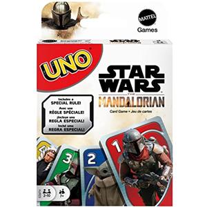 Mattel Games - UNO Star Wars The Mandalorian, Gioco di Carte per Bambini 7+ Anni, HJR23