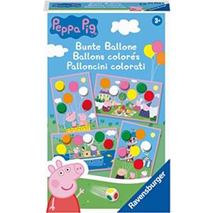 Ravensburger - Peppa Pig Palloncini Colorati, Gioco Tascabile, 2-4 Giocatori, Età Raccomandata 3+, 20853 1