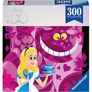 Ravensburger - Puzzle Alice, Collezione Disney 100, Puzzle per Adulti e Ragazzi, 300 Pezzi, Idea Regalo per Lei o Lui, 27x39 cm