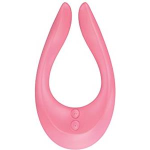 Satisfyer Partner Multifun 2, vibratore per donne, uomini e coppie, vibratore con 100 combinazioni di vibrazioni, tecnologia a batteria, impermeabile.