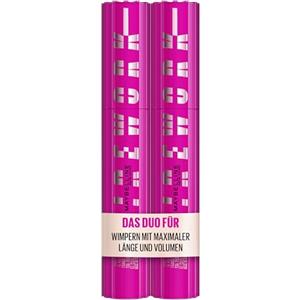 Maybelline New York Lash Sensational Firework Mascara Black Mascara per ciglia massime lunghe e voluminose, 2 x 10 ml