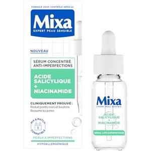 Mixa - Siero concentrato anti-imperfezioni - Per pelli con imperfezioni - Arricchito con acido salicilico e niacinamide - 30 ml