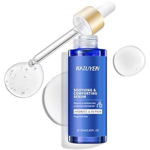 RAZUYEN Siero Vitamina B5, Per Pelli Sensibili e Intolleranti, Effetto Riparatore e Antirughe, con Vitamina B5, Collagene e Acido Ialuronico, Siero Idratante Viso, 30 ml