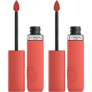 L'OREAL PARIS L'Oréal Paris Infaillible Matte Resistance Rossetto Liquido Idratante Finish Opaco Effetto Velluto con Acido Ialuronico 635 Worth It Medium - 2 Cosmetici