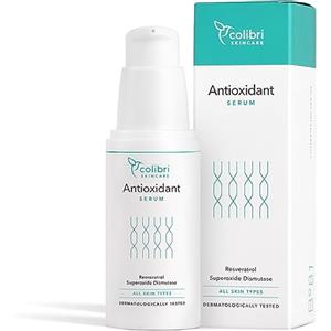 colibri skincare ANTIOXIDANT SERUM (30ml) - Siero Viso ad Alta Dose con effetto antiossidante, Anti-Invecchiamento e Trattamento dell'Iperpigmentazione, Crema viso pelle grassa