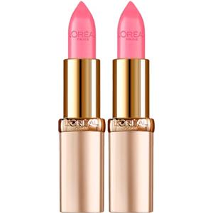 L'OREAL PARIS L'Oréal Paris Color Riche Satin Rossetto Idratante 8H Lunga Durata con Vitamina E Finish Satinato Colore 303 Rose Tendre - 2 Cosmetici