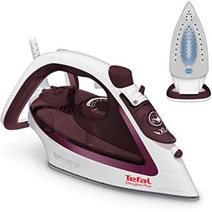 Tefal Ferro da stiro a vapore Easygliss Plus con funzione autopulente, spegnimento automatico, sistema anticalcare, 2400 Watt