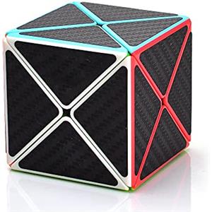 EACHHAHA Cubo Magico X cubo,Speed Cube professionale, fluido e tollerante ai guasti,Adatto per la formazione della competizione e regali di compleanno, regali di Natale(carbon fiber)