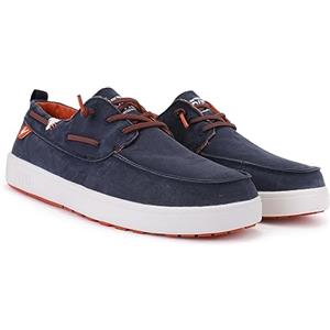 WALK IN PITAS | Maui | Mocassini Uomo per L'Estate | Scarpe da Barca Estive | Sportive Uomo | Sneakers | Scarpe da Pitas | Senape 43