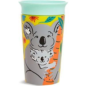 Munchkin Miracle 360° WildLove Tazza per lo svezzamento senza perdite, Tazza per bambini senza BPA con bordo di bere a 360° - Imballaggio ecologico, 9Oz/266 ml, Koala