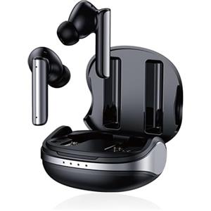 Generico Cuffie Bluetooth Wireless P60 Pro, Suono Stereo V5.4, Impermeabile IPX4, HIFI e Intenso Suono Basso, ANC e ENC Noise Cancelling, Compatibili con iOS, Android, Xiaomi, Oppo, Samsung e Redmi (Nero)