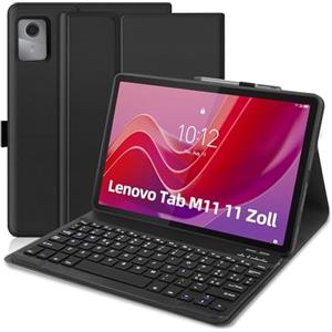 TENGWUDZ Tastiera Custodia per Lenovo Tab M11 2024 11 (TB330XU/TB330FU) Italiano QWERTY Tastiera Custodia Tablet per Lenovo M11,Tastiera con Supporto Pen per Lenovo M11 Tablet 2024-Nero (Nero)