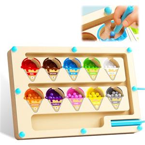 Yistoi Labirinto Magnetico Bambini, Montessori 2-5 Anni, Labirinto Magnetico 2 Anni, Puzzle per Il Conteggio, Giochi Educativi 2 Anni, Regalo di Compleanno per Bambine e Bambini