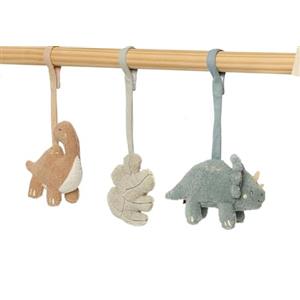 Jollein Pendenti per Palestrina Neonato - Roarsome - Set da 3 - Dinosauri e Foglia - Solo Pendenti